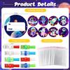 24 Pack Valentines Day Cards for Kids with LED Finger Lights, Classroom Valentines Day Gifts for Kids School, Valentines Glow Toys for Kids School Classroom Exchange Valentines Day Party Favors Gifts view 2