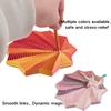 3D Printed Expanded Sensory Fidget Star,Fractal Fidget Hexagon with Handles,Relieves Stress,Improves Concentration,Good Gift for Holiday,Christmas,Birthday (#A,L) view 3