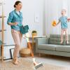 Kids Cleaning Toys Set for Age 3-12 with 3 Interchangeable Vacuum Cleaner Nozzle That Really Works Vacuum Cleaner with Music and Lights Pretend Role Educational Role-Playing Housekeeping view 2