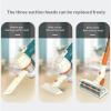 Kids Cleaning Toys Set for Age 3-12 with 3 Interchangeable Vacuum Cleaner Nozzle That Really Works Vacuum Cleaner with Music and Lights Pretend Role Educational Role-Playing Housekeeping view 4
