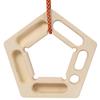 2Pack Climbing Hangboard Rock Climbing Training Wood Brown Strengthen Fingers and Grip Home Gym Outdoor Portable Training Tool view 2