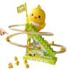 Musical Duck Toy, Electric 12-Duck Climbing Stairs Toy, Racer Track with Music, Music and LED Flashing Lights Funny Game for Boys Girls Hand-Eye Coordination Developmental Play view 1