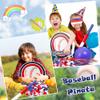 13 x 13 x 2.7 inch Baseball Pinata Set includes Baseball Party Pinata Bat Blindfold Confetti Baseball Party Game Favors for Baseball Birthday Sports Theme Photo Prop view 3