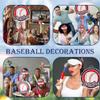 13 x 13 x 2.7 inch Baseball Pinata Set includes Baseball Party Pinata Bat Blindfold Confetti Baseball Party Game Favors for Baseball Birthday Sports Theme Photo Prop view 4