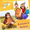 15 x 12 x 2.8 Inch Capybara Pinata Set with Cute Capybara Animal Pinata Stick Blindfold Confetti for Birthday Animal Party Game Supplies Favors view 3