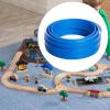 TTETTZ Flexible Track Kids Toy DIY Fun Easy to Storage Lightweight Gift Multipurpose Bendable, Blue, 4m view 3