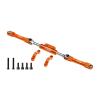 Aluminum Alloy Front Steering Links for Vanquish 1/10 H10 Optic Kit-VPS09027 Upgrades - Orange view 1