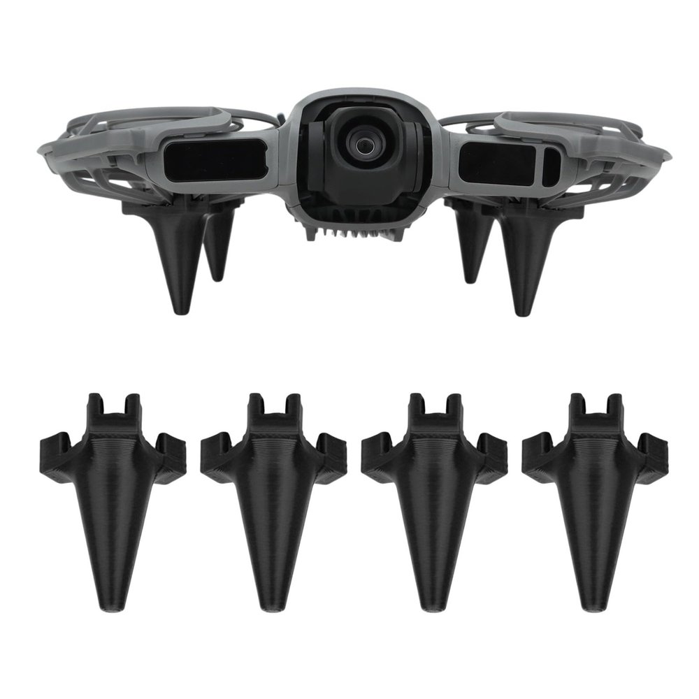 4PCS Landing Gear for DJI Neo 2 Drone Landing Legs Height-Increasing Bracket Quick Release Extension Gear Support Leg Protector for DJI Neo 2 Drone Accessories (Black)
