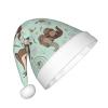 DRTGEDS Otters Christmas Hat For Kids, Multi-Use Santa Hat For Parties And Festive Events view 2