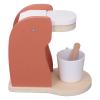 Aqur2020 Wooden Coffee Maker Toy for Kids with Accessories, Birch Wood, Ages 3+, Role Play Set for Boys and Girls view 2