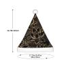 DRTGEDS Boho Gold Lotus Flowers Christmas Hat For Kids, Multi-Use Santa Hat For Parties And Festive Events view 3