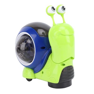 Aqur2020 Electric Snail Toy for Toddlers Animal Model Varied Interactive Modes Improve Mental Development for Family Fun Green