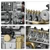 4 Cylinder Metal Engine Model Kit That Works, 1/10 Mini OHV Inline L4 Engine Model with Cooling System, 300Pieces Mechanical Car Engine Educational Experiment -DM115 view 4