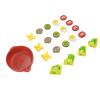 Aqur2020 Wooden Vegetable Cooking Set, Educational Kitchen Play Toy, 21 Pieces, Wood and Density Board view 1