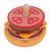 Aqur2020 Fast Food Cooking Playset, Composite Wood, Play House Toys for Children, 8 Simulated Food Pieces view 2