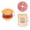 Aqur2020 Fast Food Cooking Playset, Composite Wood, Play House Toys for Children, 8 Simulated Food Pieces view 4