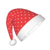 DRTGEDS Red And White Polka Dots Christmas Hat For Kids, Multi-Use Santa Hat For Parties And Festive Events view 2