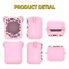 Silicone Cover Case for Bitzee Interactive Toy Digital Pet, Protective Case for Virtual Electronic Pets with Lanyard (Pink) view 4