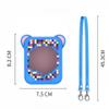 Silicone Cover Case for Bitzee Interactive Toy Digital Pet, Protective Case for Virtual Electronic Pets with Lanyard (Blue) view 2