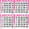 Bingo Paper Sheets  4 Faces, 8" x 8"  Pack of 750 Disposable Bingo Cards  Recyclable Dauber Paper for Seniors, Adults & Community Events (Pink) view 2