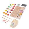 Aqur2020 Wooden Fruit Food Toy, Educational Toy for Kids, Sturdy Design, 23 Pieces, Colorful Beads, Fine Motor Skills Development view 2