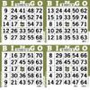 Bingo Paper Sheets  4 Faces, 8" x 8"  Pack of 750 Disposable Bingo Cards  Recyclable Dauber Paper for Seniors, Adults & Community Events (Olive) view 2