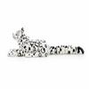 3D Printed Foldable Snow Leopard Figure  Relaxing Desk Toy  Flexible Articulated Model  Office Gift Idea  Black & White Jungle Cat  Cool Animal Decoration 8 INCH view 1