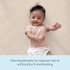 Newton Baby Crib Mattress and Toddler Bed - Ultra-Breathable Proven to Reduce Suffocation Risk, Washable Core & Cover, 2-Stage, Deluxe 5.5" Thick - Sandstone view 2