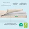 Newton Baby Crib Mattress and Toddler Bed - Ultra-Breathable Proven to Reduce Suffocation Risk, Washable Core & Cover, 2-Stage, Deluxe 5.5" Thick - Sandstone view 3