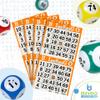 Bingo Paper Sheets  2 Faces, 4" x 8"  Pack of 750 Disposable Bingo Cards  Recyclable Dauber Paper for Seniors, Adults & Community Events (Orange) view 4