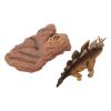 Aqur2020 Dinosaur Toys Model Set, Premium Plastic, Desktop Display, Educational, 2 Pieces view 2