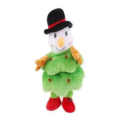 FantasticFun Electric Dancing Singing Twisting Snowman Talking Interactive Mimicking Funny Songs Wiggly Dance Kid Plush Toy