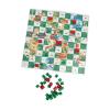 4 in 1 Board Games Set Clear Pattern Foldable Portable Checkers Chess Kids view 4