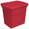 17316608 18 Gallon Holiday Storage Tote Red view 1
