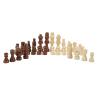 32Pcs Chess Pieces Only with Felt Professional Beginner Family Gatherings Picnic Camping view 1