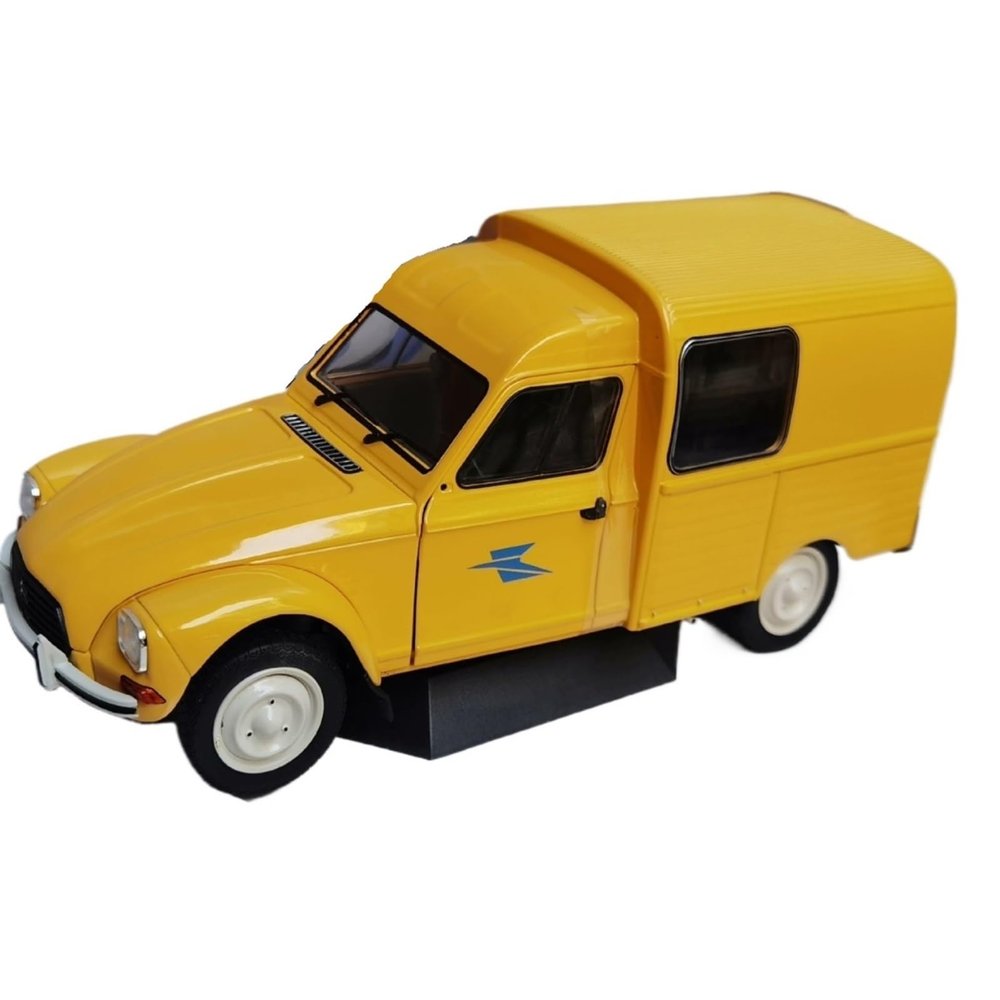 1/18 for Citroen Acadiane Yellow Alloy Miniature Car Model Suitable for Desktop Display Model
