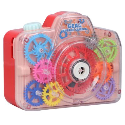 Aqur2020 Colorful CameraShaped Bubble Maker, Electric Bubble Machine for Outdoor Play, Suitable for Children Over 3 Years Old, Package for