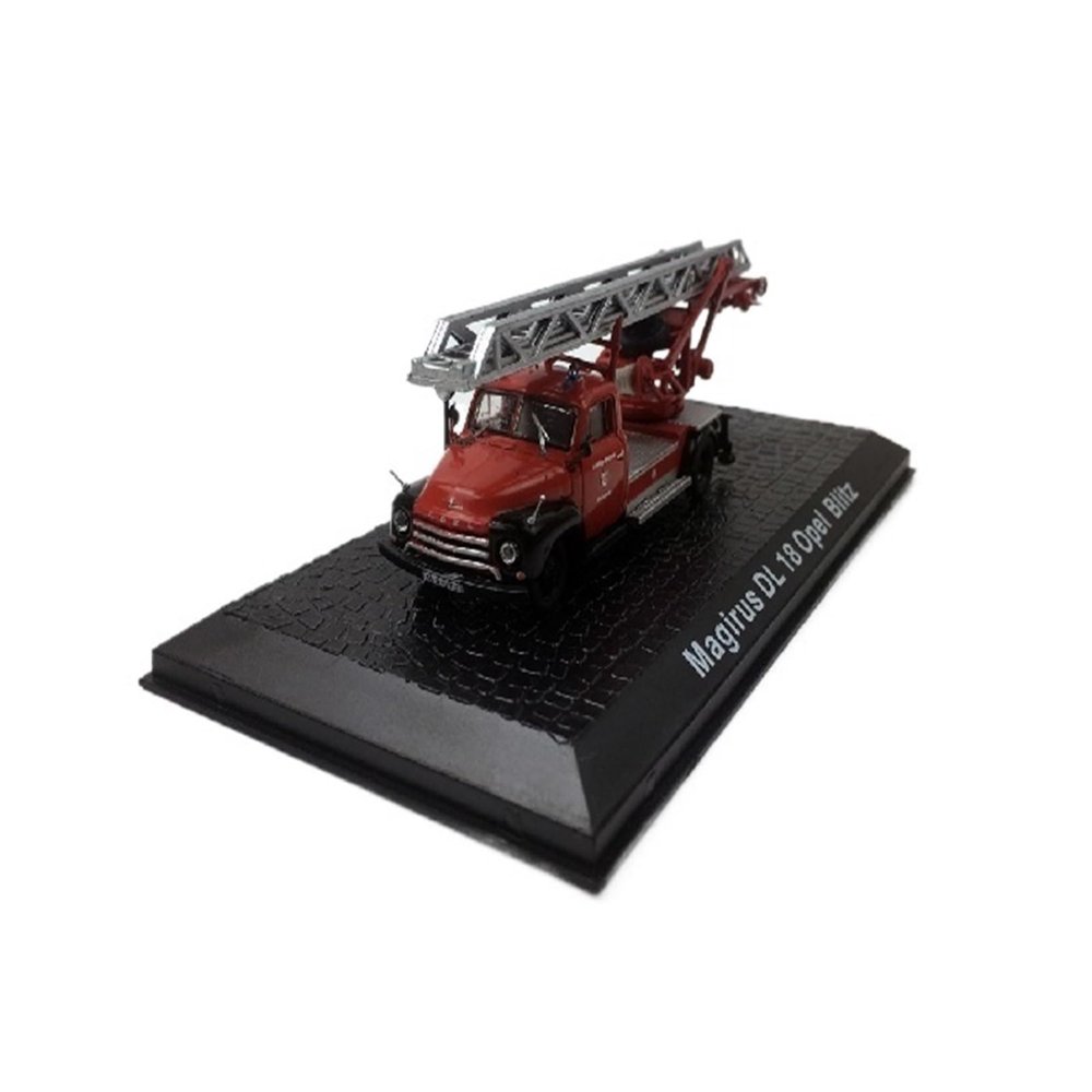 1:72 for DL 18 Blitz Fire Truck Alloy Model Suitable for Engineering Vehicle Enthusiasts