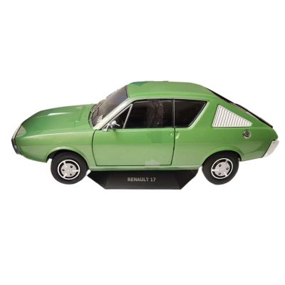 1/18 for 17 1976 Alloy Green Car Model with Steering Front Wheels Indoor Collection Vehicles