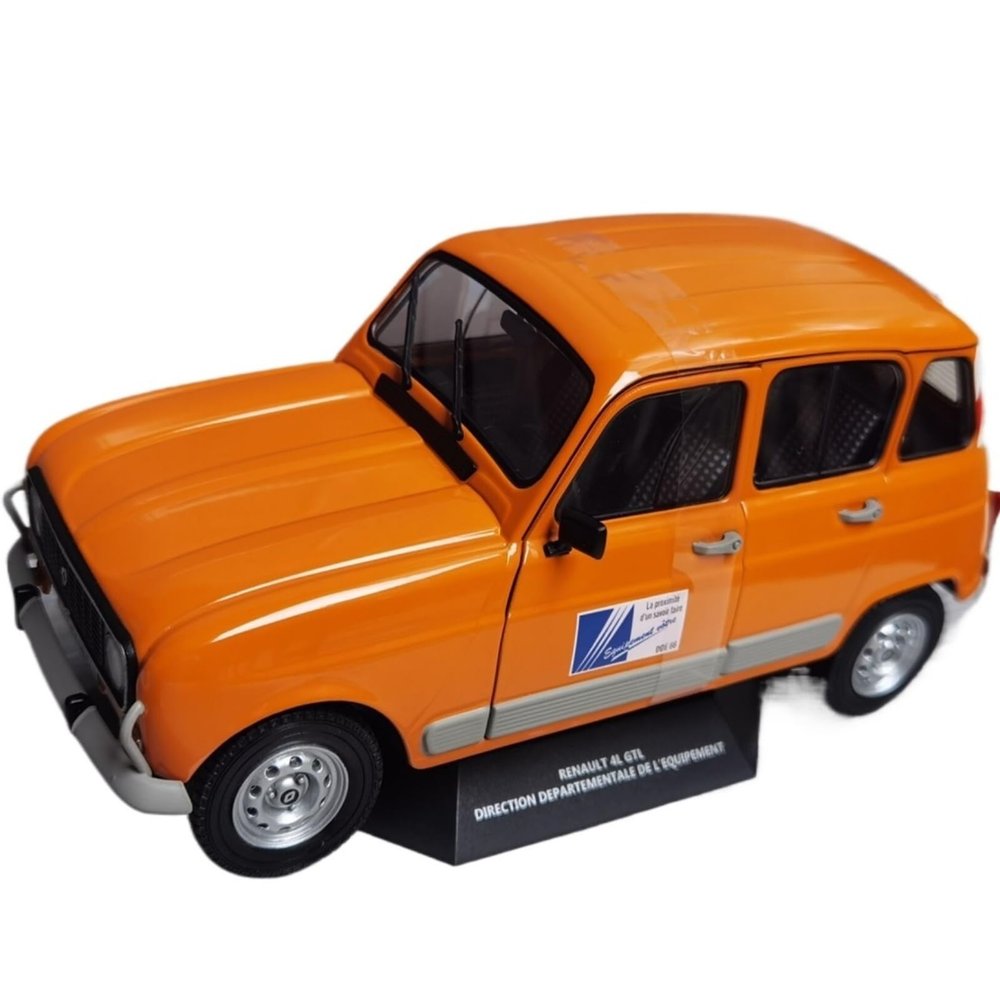 1/18 for 4L GTL Van Model Alloy Die-Cast Car Model Orange Fashion Series for Enthusiasts