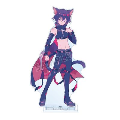 Chugo Characters! Yuminochan Illustration Blacklinks Character Version Extra Large Acrylic Stand