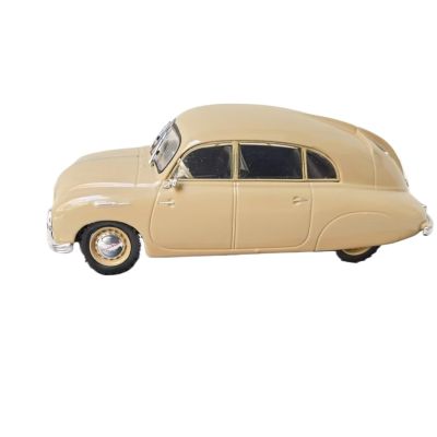 1/43 for Tatra 600 TATRAPLAN Alloy Beige Classic Car Model Retro Decoration Ornaments