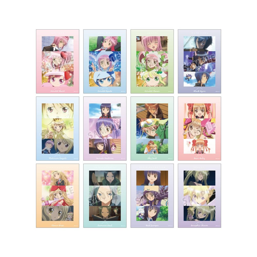 TV Anime Shugo Chara! Trading Scenes Clear Cards Box of 12