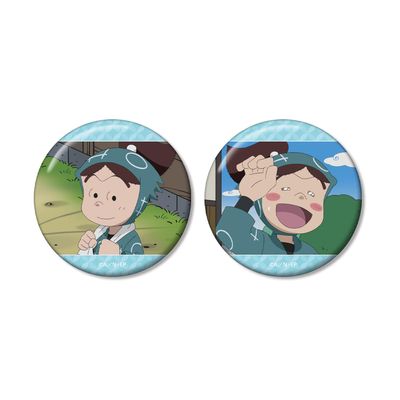 Ninjama Rantaro Nikku Isuke Scene Photo Tin Badge Set of 2