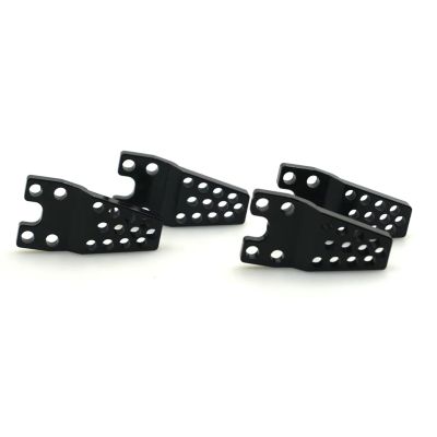 For Axial For SCX10 1/10 4Pcs Adjustable Aluminum Alloy Shock Tower Hoops Lift Mount RC For Rock Crawler Car Model Parts Rc Upgrade Components(Black)