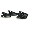 For Axial For SCX10 1/10 4Pcs Adjustable Aluminum Alloy Shock Tower Hoops Lift Mount RC For Rock Crawler Car Model Parts Rc Upgrade Components(Black) view 1