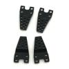 For Axial For SCX10 1/10 4Pcs Adjustable Aluminum Alloy Shock Tower Hoops Lift Mount RC For Rock Crawler Car Model Parts Rc Upgrade Components(Black) view 2