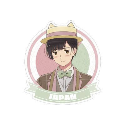 Anime Hetalia World Stars, Japan Amusement Park Ver. Die Cut Sticker
