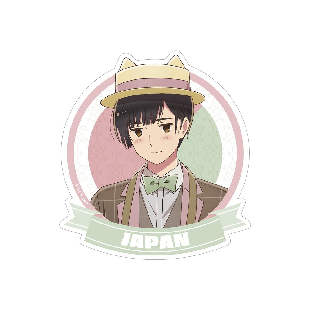 Anime Hetalia World Stars, Japan Amusement Park Ver. Die Cut Sticker