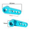 RC Upgrade Parts For 1:8 1:10 1pc Adjustable 3-Hole 25T Aluminum Alloy Steering Servo Horn Arm Replacement RC Car Accessories(Blue) view 2